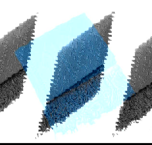 Anyhouz Anycozy Blue Faux Cashmere Throw Blanket Sofa Cover 130x230cm