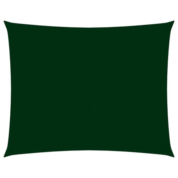 Berkfield Sunshade Sail Oxford Fabric Rectangular 3x4.5 m Dark Green