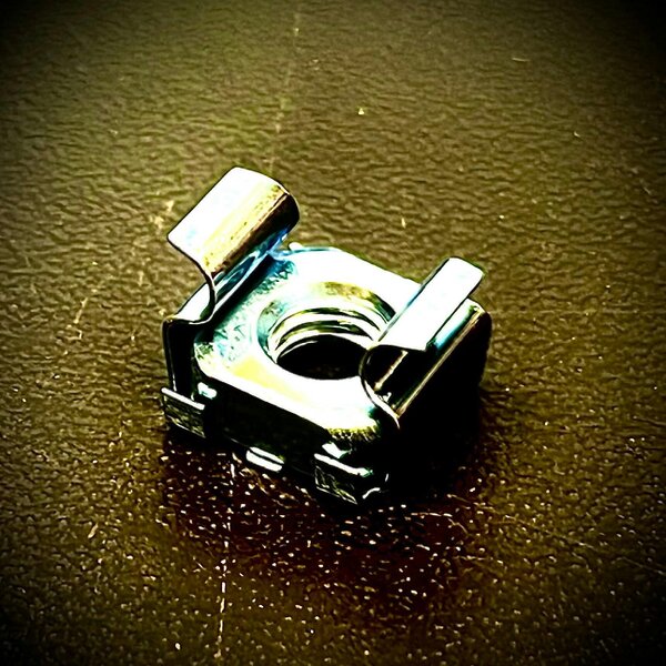 Fixaball M6 Cage Clip Captive Nut plus M6 x 15 Pozi Pan Machine Screw
