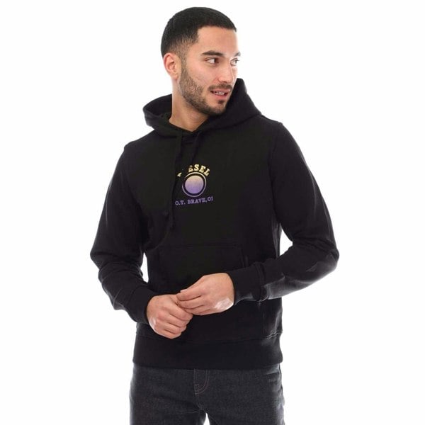 Diesel Mens S Ginn 5 E Hoodie - Black