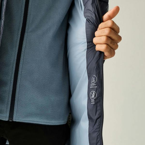 Regatta Mens Browen Padded Jacket - Navy/Dusky Blue - 