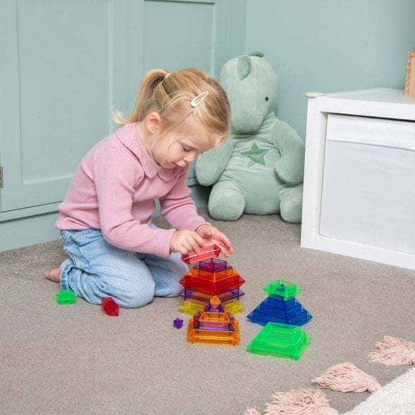 tickit Translucent Colour Pyramid Builder - Pack of 30
