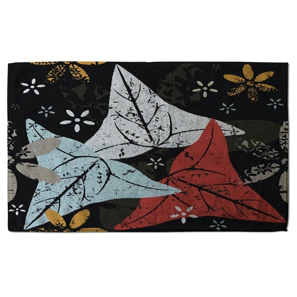 Benjamin Tate Design Leaves And Flowers. Autumn pattern (Bath Towel)