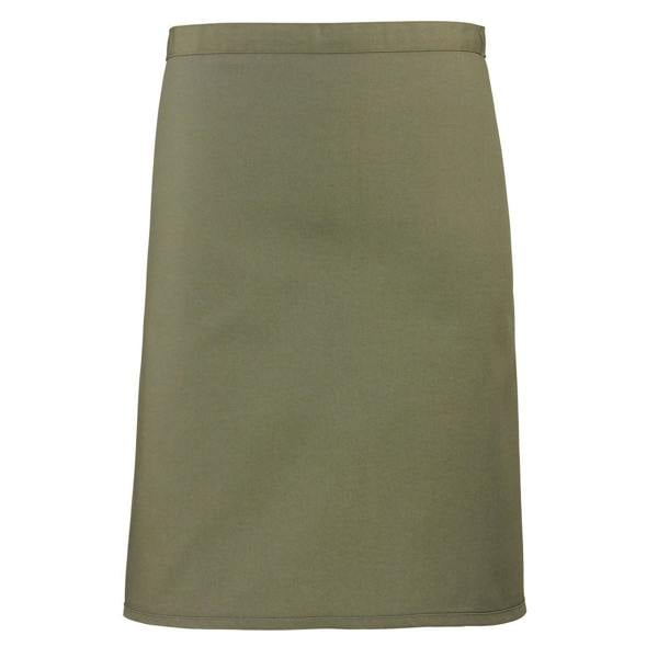 Premier Colours Mid Length Apron - Olive