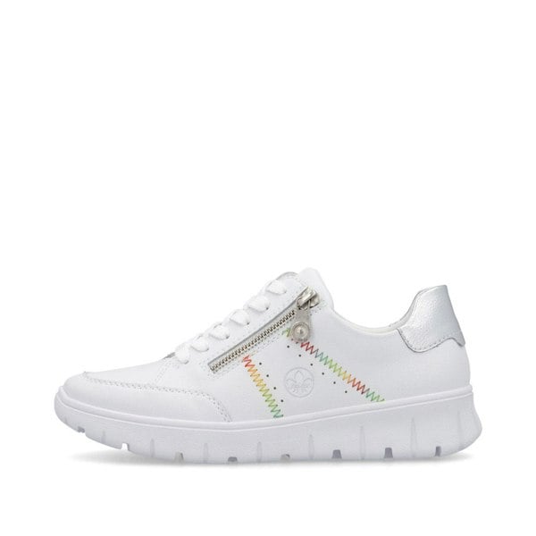 Rieker Womens Low Trainers - White (N1313-80)
