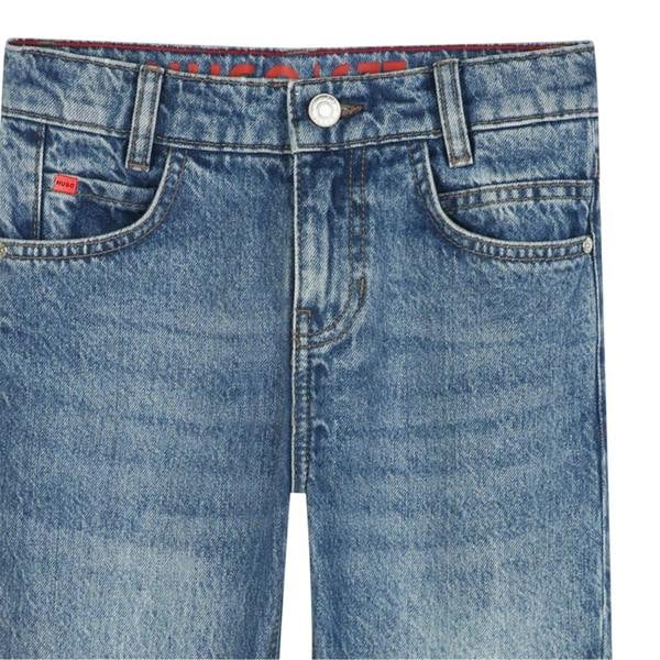 Hugo Childrens/Kids Denim Straight Jeans - Blue Stone - 