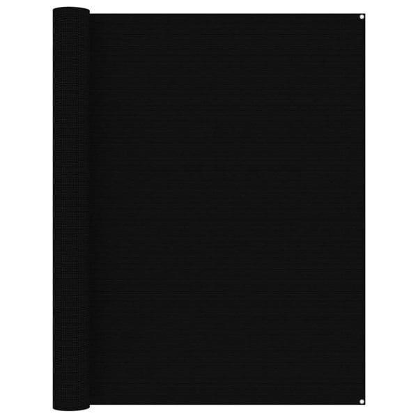 Berkfield Tent Carpet 250x500 cm Black
