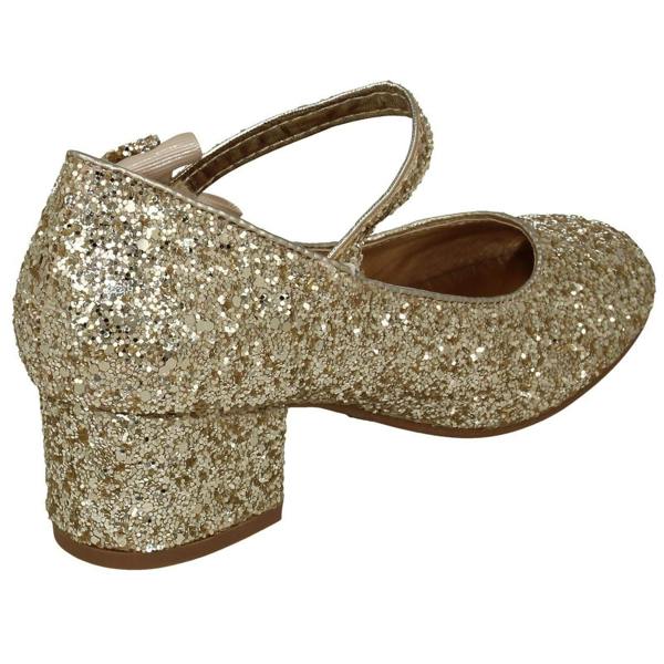 Spot On Girls Spot On Block Heel Party Shoes H3086