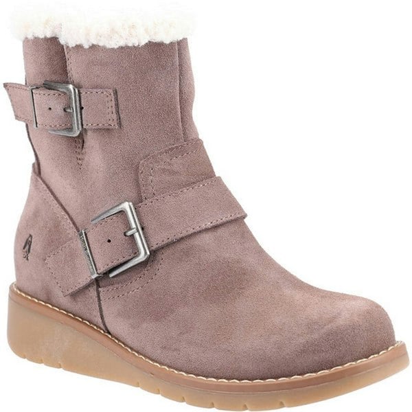 Hush Puppies Women's Lexie Suede Ankle Boots - Taupe