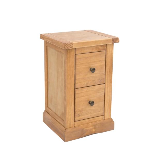 Cabinet Bits Lucca 2 Drawer Petite Bedside Table