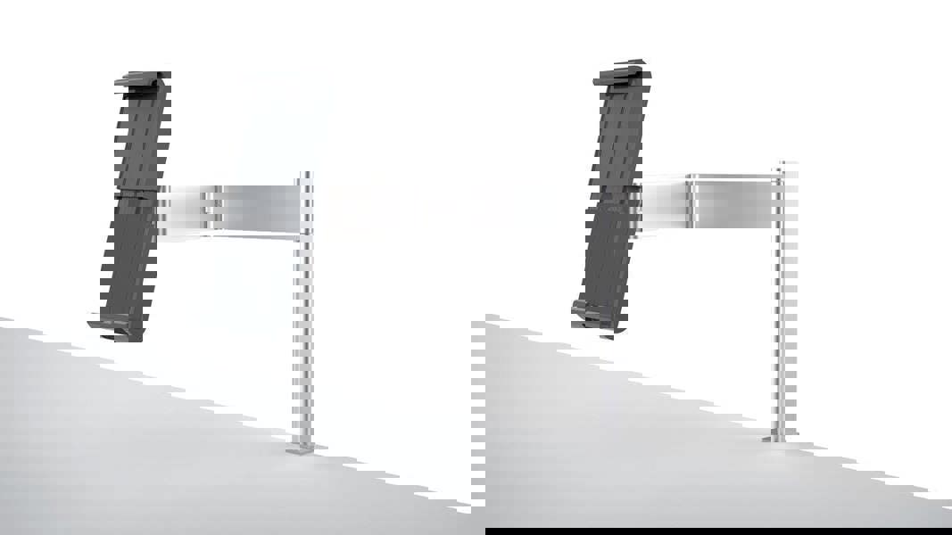 Durable Aluminium Tablet Holder iPad Bed Table Clamp | Lockable & Rotatable