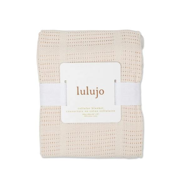 Lulujo - Cellular Blankets - Oatmeal