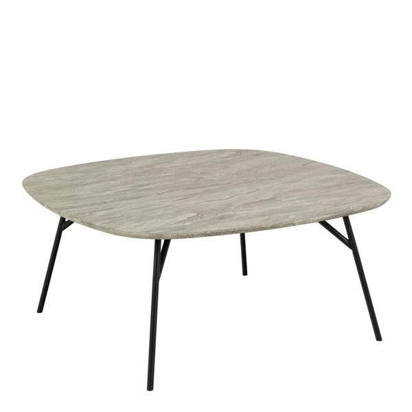 Wyld Haus Rosefern Grey Marble Effect Coffee Table