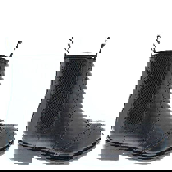 Frank James Benchgrade Ludlow Leather Sole Welted Chelsea Brogue Dealer Boots