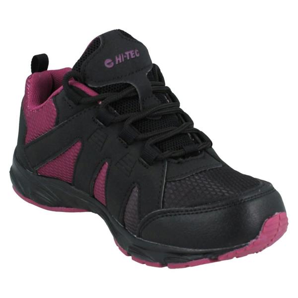 Hi-Tec Girls Hi-Tec Lace Up Sports Trainers Warrior JRG