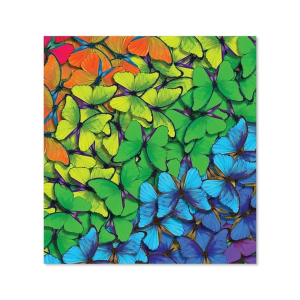 Warren Reed - Designer Multicoloured Butterflies Kitchen Splashback