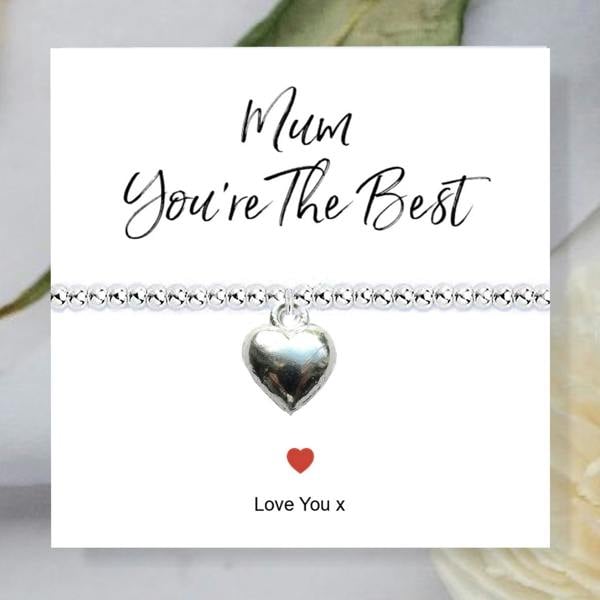 Aye Do Gifts Mum You're The Best Stretch Beaded Bracelet & Gift Card