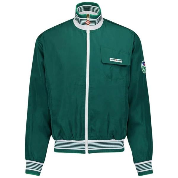 Casablanca Shell Suit Track Jacket Green MF23-JK-256-02 Green Jackets Mens