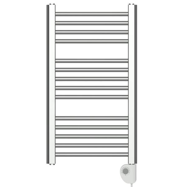 500mm-x-800mm-Chrome-Electric-Pre-Filled-&-Pre-Installed-Heated-Towel-Rail