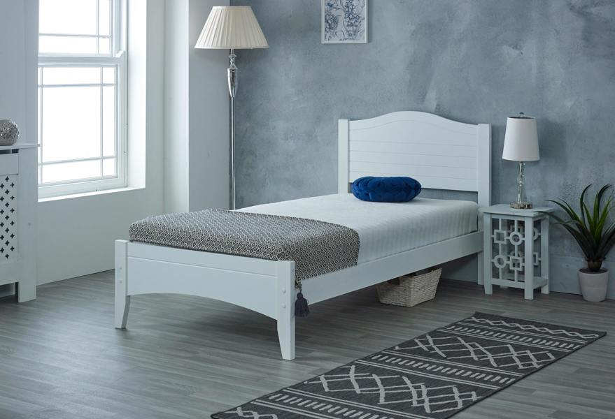 Lauren White Bed Single