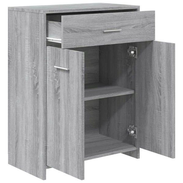 Berkfield Bathroom Cabinet Grey Sonoma 60x33x80 cm Engineered Wood