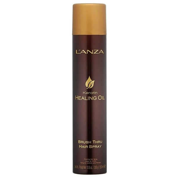 L'Anza Keratin Healing Oil Brush Thru Hair Spray 350ml