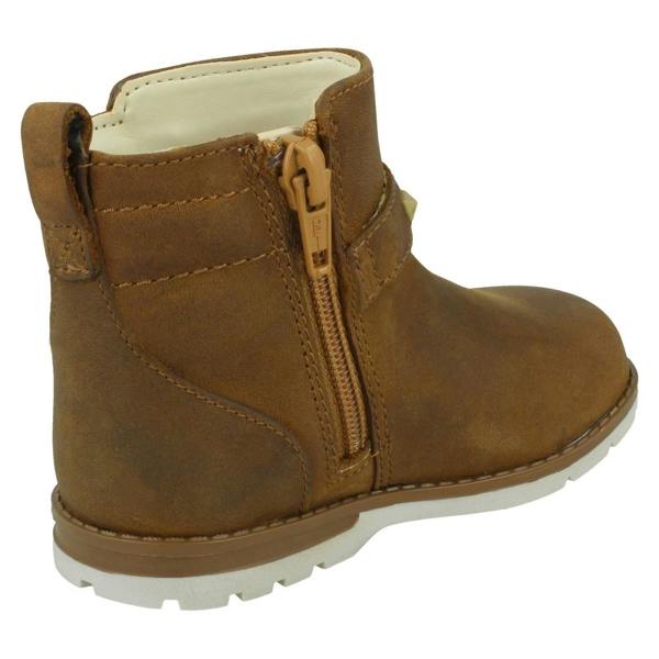 Clarks Girls Clarks Casual Ankle Boots Dabi Trim