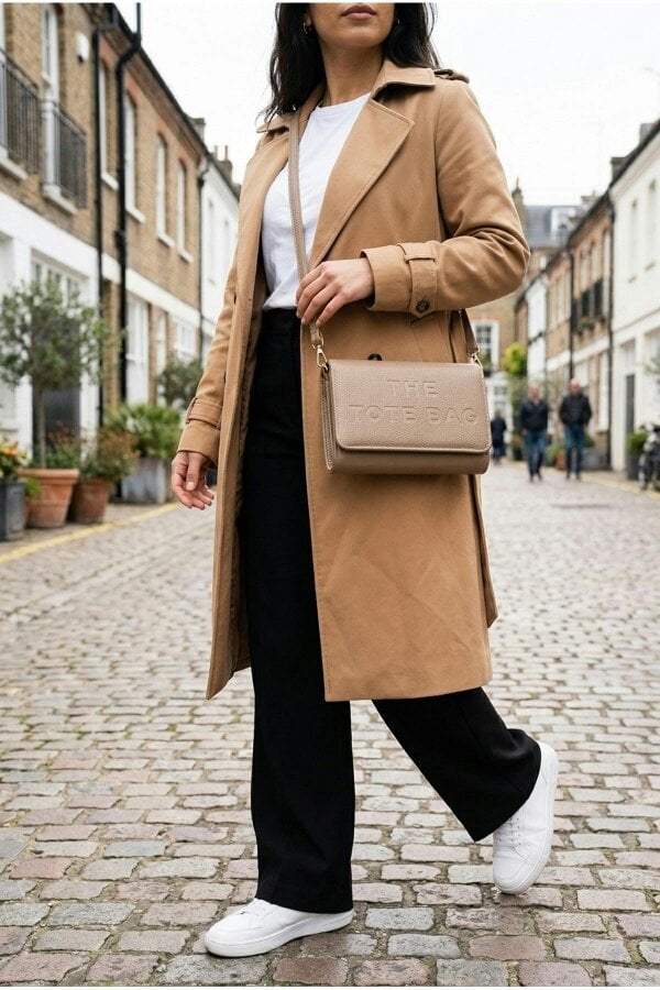 ikrush Constance Pebbled Faux Leather Text Bag