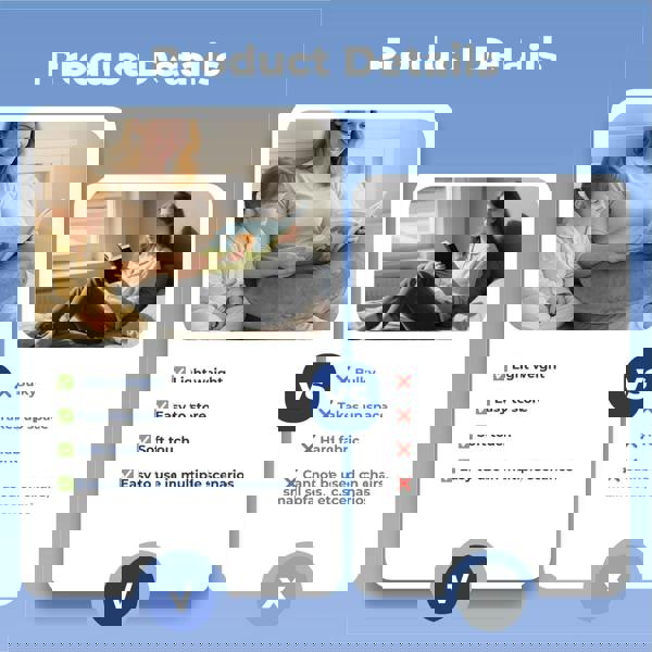 Lavio Gaming Arm Pillow Ergonomic U-Shaped for Lap Back Support Reading Working