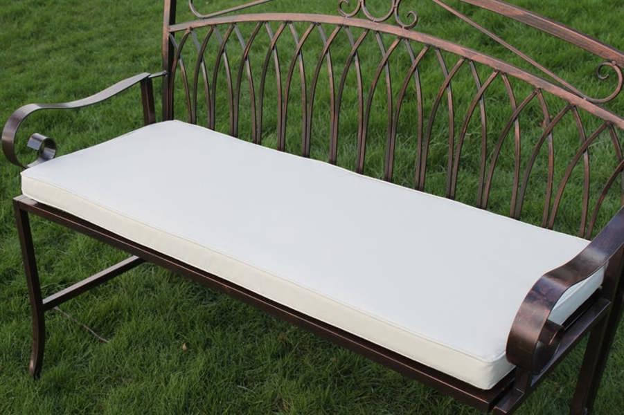 Cushion for 2 Seater Metal Garden Bench -Available in 6 colours