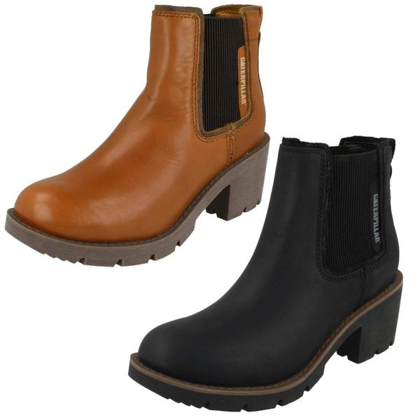 Caterpillar Ladies Caterpillar Ankle Boots Rewrite Chelsea P31217