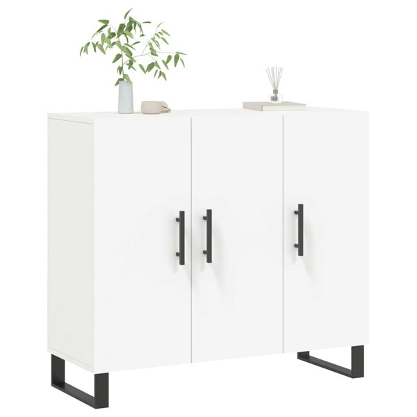 Berkfield Sideboard White 90x34x80 cm Engineered Wood
