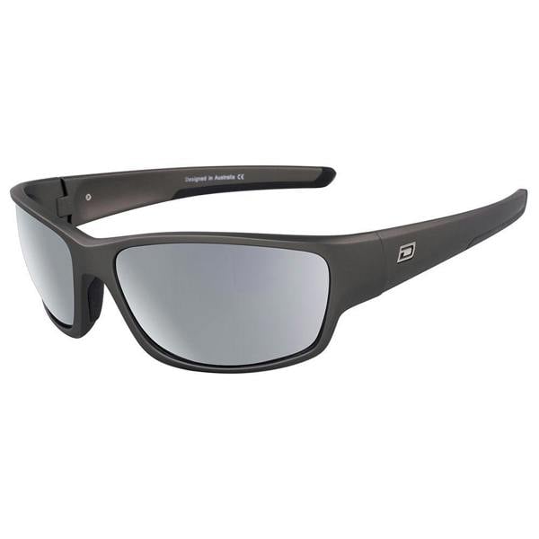 Dirty Dog CHAIN - Matte Dark Grey with Silver Mirror Lens