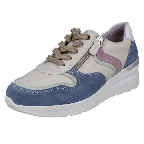 DB Shoes Ladies DB Wide Fit Casual Trainer With A Removable Insole Bat