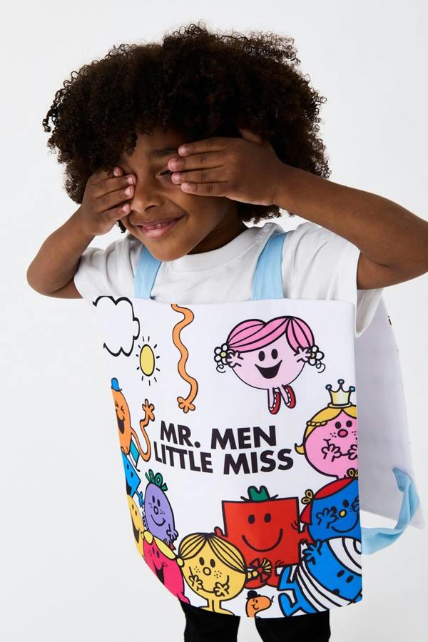 Vanilla Underground Mr. Men Unisex Kids Multicoloured Little Miss 1 Piece Costume (One Size)