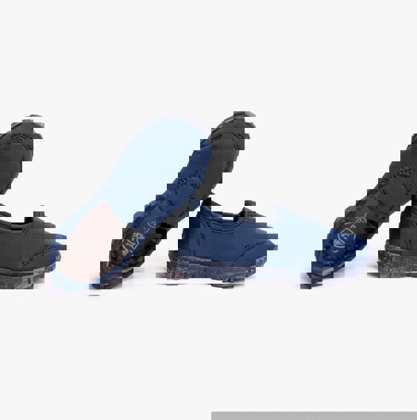 Shumo STINGRAY Unisex Infants Elasticated Slip-On Shoes Navy