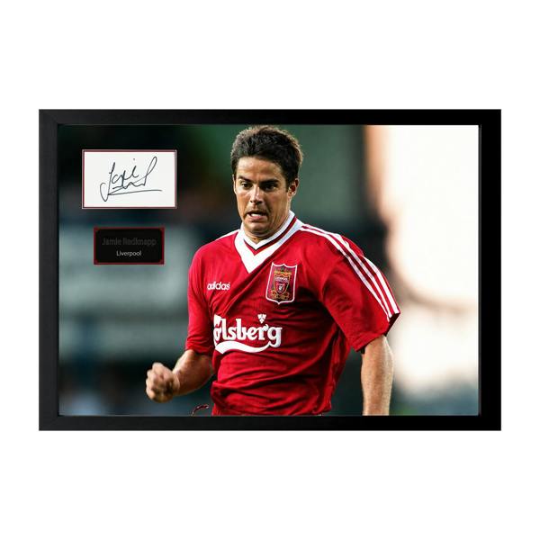 Jamie Redknapp Signed Liverpool Cut Deluxe Mount Frame
