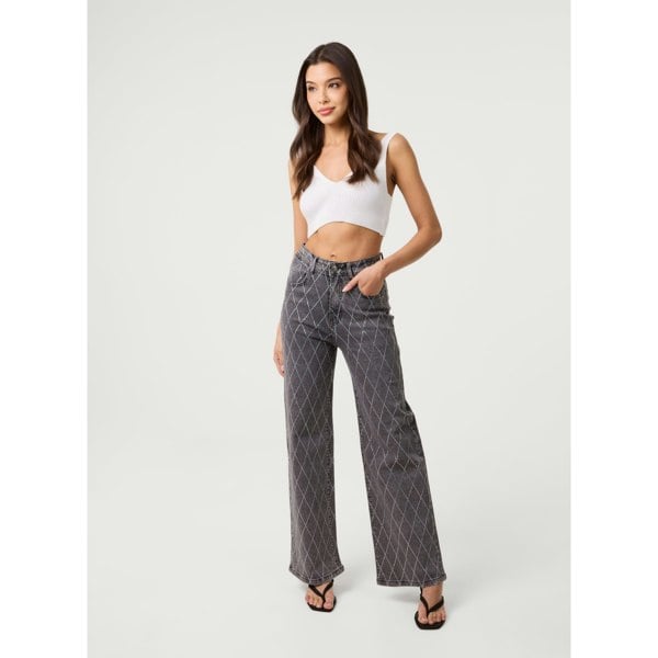 Pink Vanilla Diamante Jeans