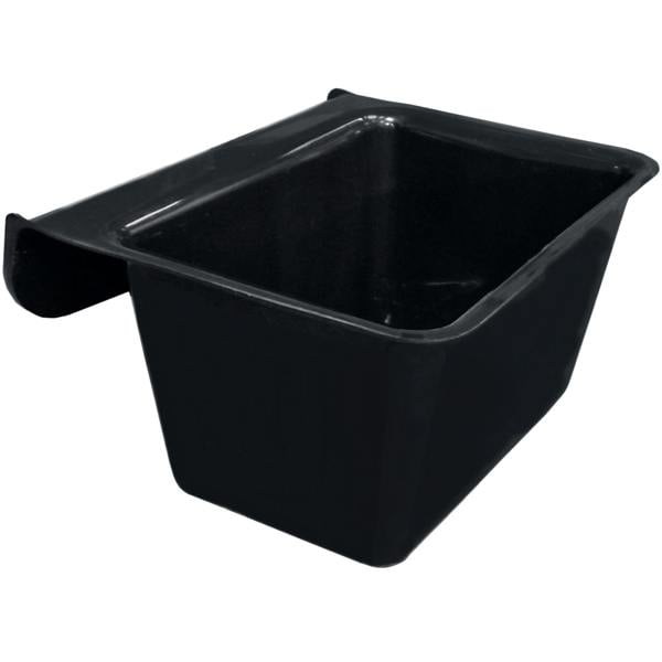 Ketoplastics A1 Manger Mountable Hook Over Horse Feeder Livestock Feed Bucket Trough - 15 Litre Black