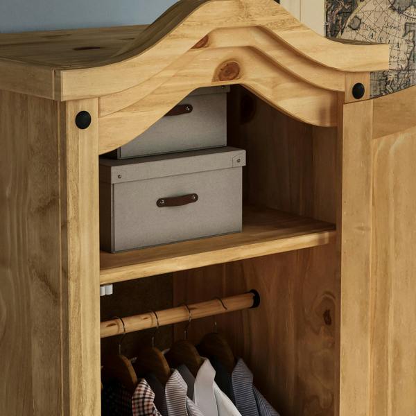 Vida Designs Corona 1 Door Wardrobe