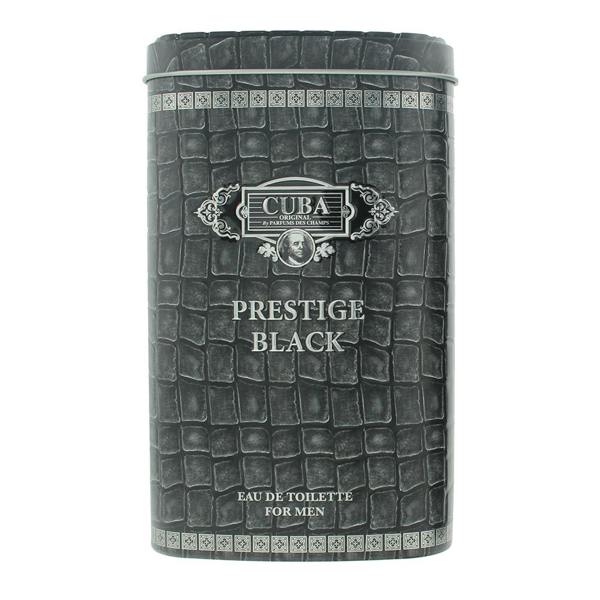Cuba Prestige Black For Men Eau de Toilette 90ml Spray for Him