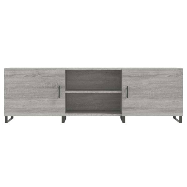 Berkfield TV Cabinet Grey Sonoma 150x30x50 cm Engineered Wood