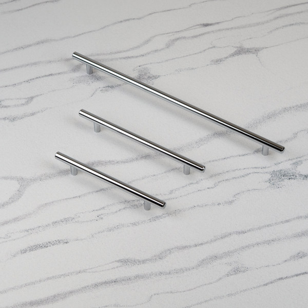Handle & Home Polished Chrome Bar Handles