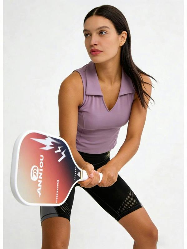 Anniou Sleeveless Pickleball Polo Top
