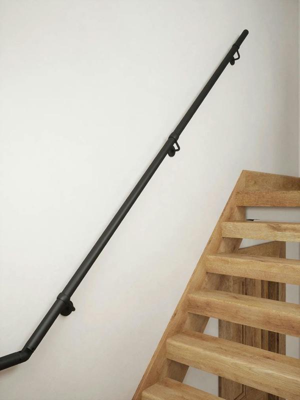 half turn handrail close up