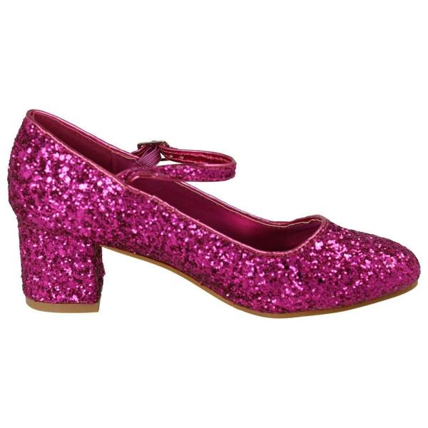 Spot On Girls Spot On Heeled Sparkly Dolly Shoes H3057