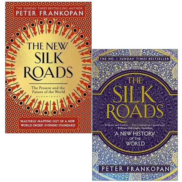 The New Silk Roads & The Silk Roads By Peter Frankopan 2 Books Collection Set - books 4 people