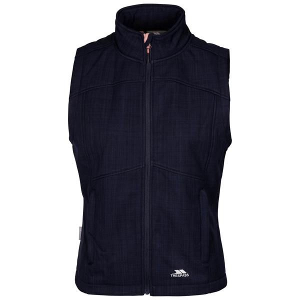 Trespass Womens/Ladies Mereb TP50 Softshell Lightweight Gilet - Navy Marl - 