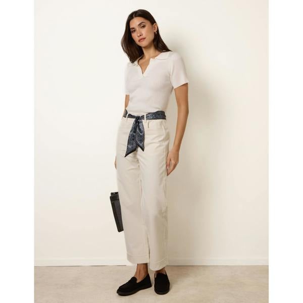 Blue Vanilla Scarf Belt Trousers