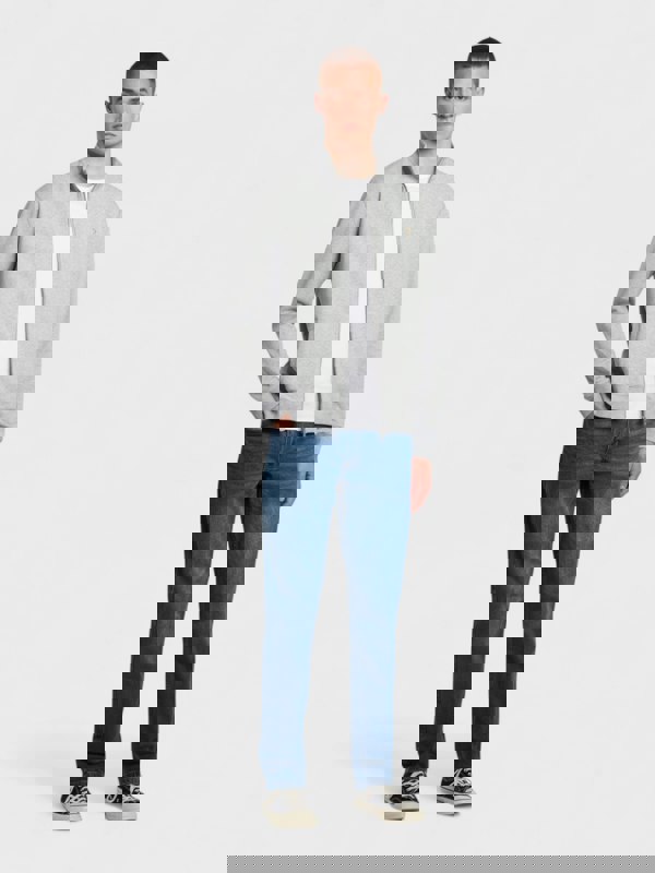 Farah Vance Full Zip Sweater Light Marl Grey